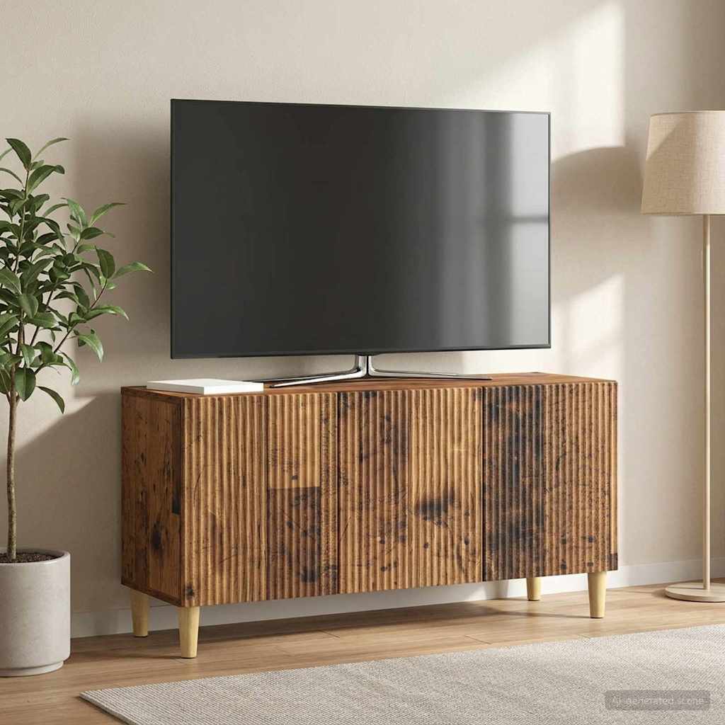 TV-Schränk 99 x 34,5 x 50 cm Altholz Holzwerkstoff