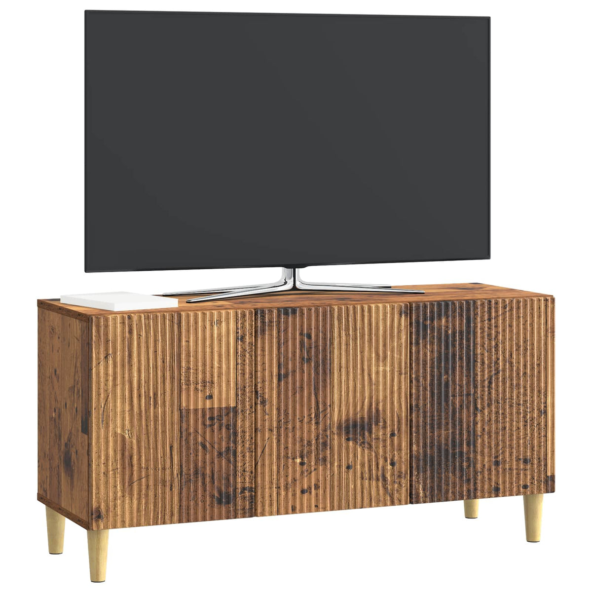 TV-Schränk 99 x 34,5 x 50 cm Altholz Holzwerkstoff