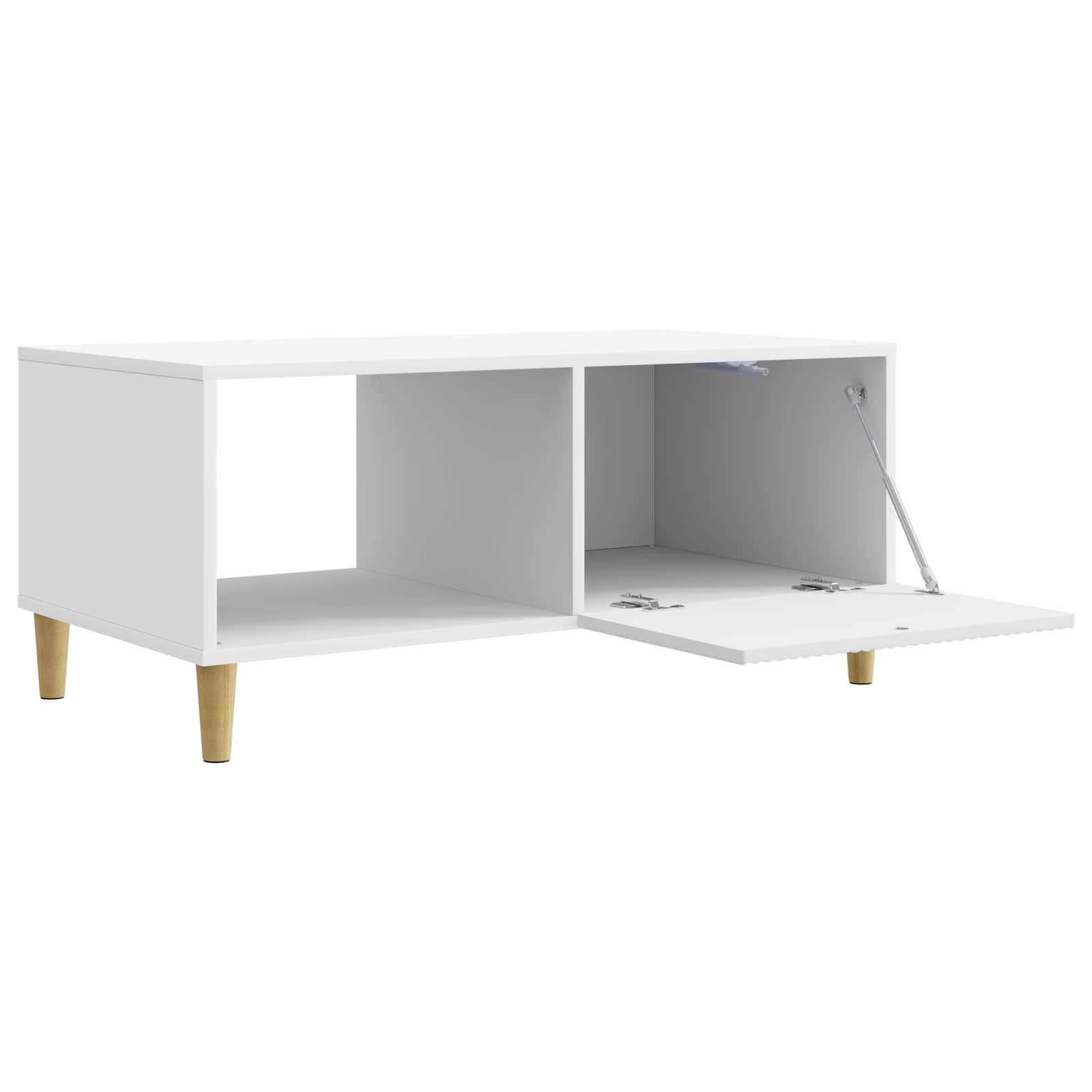 Couchtisch Weiß 90 x 50 x 40 cm Holzwerkstoff