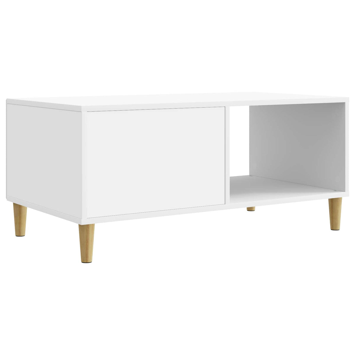 Couchtisch Weiß 90 x 50 x 40 cm Holzwerkstoff