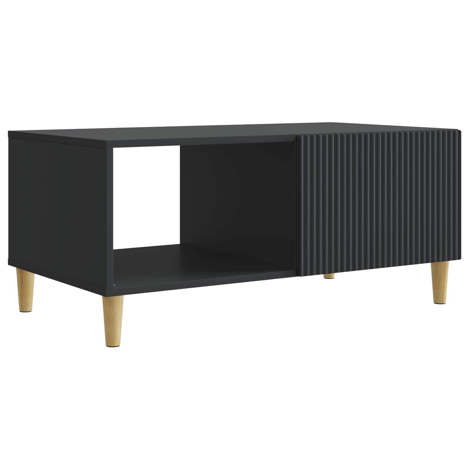 Couchtisch Schwarz 90 x 50 x 40 cm Holzwerkstoff
