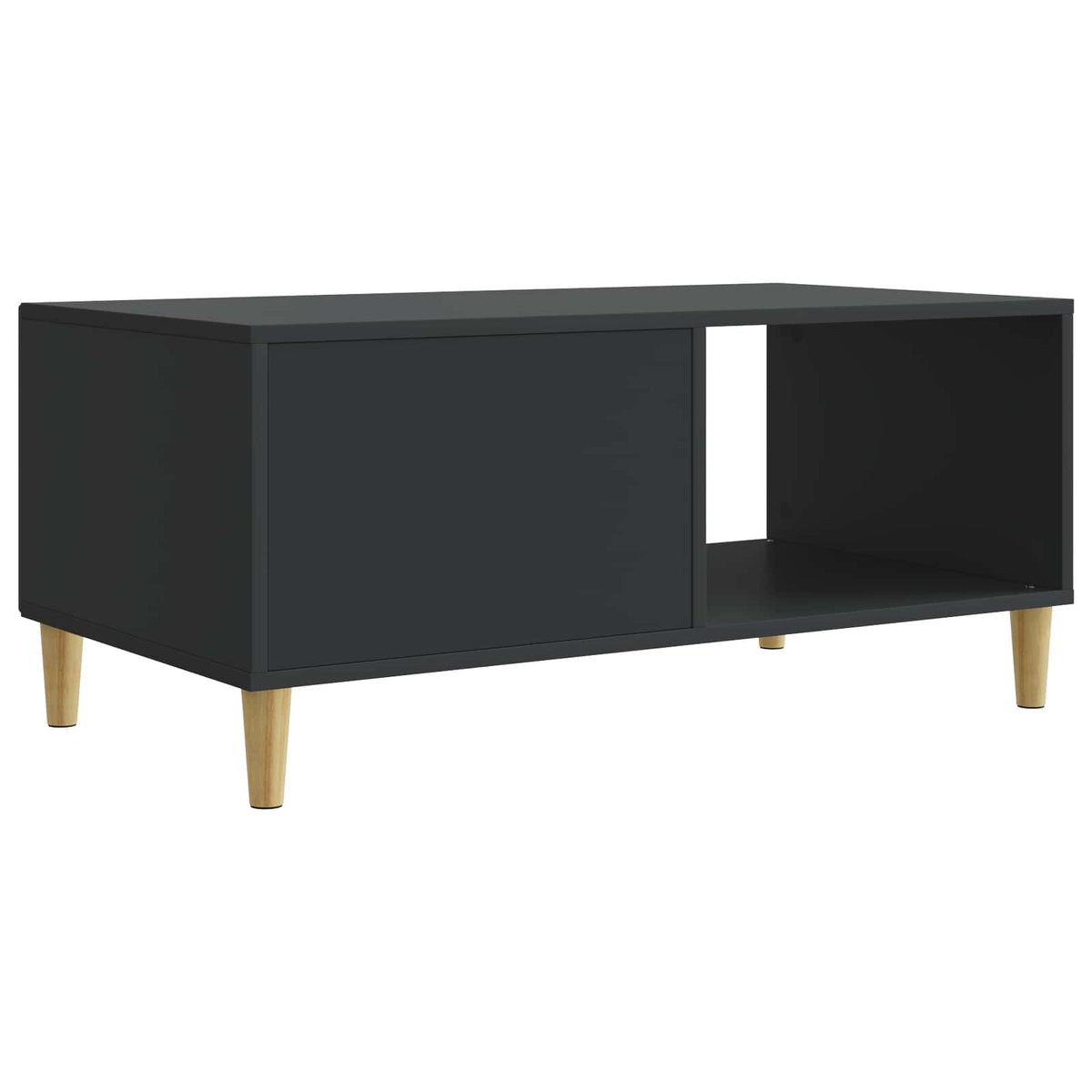 Couchtisch Schwarz 90 x 50 x 40 cm Holzwerkstoff
