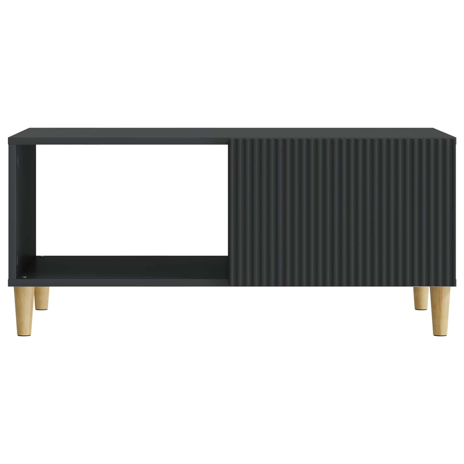 Couchtisch Schwarz 90 x 50 x 40 cm Holzwerkstoff