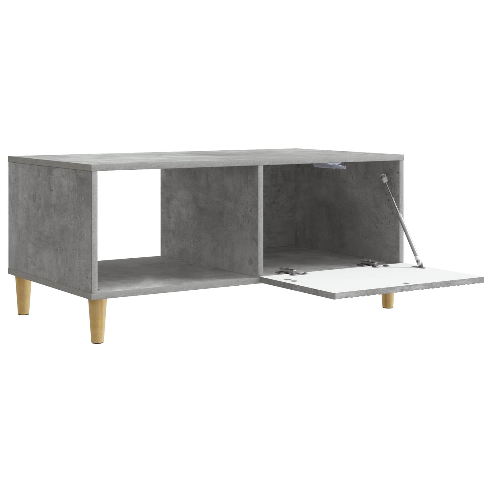 Couchtisch Betongrau 90 x 50 x 40 cm Holzwerkstoff