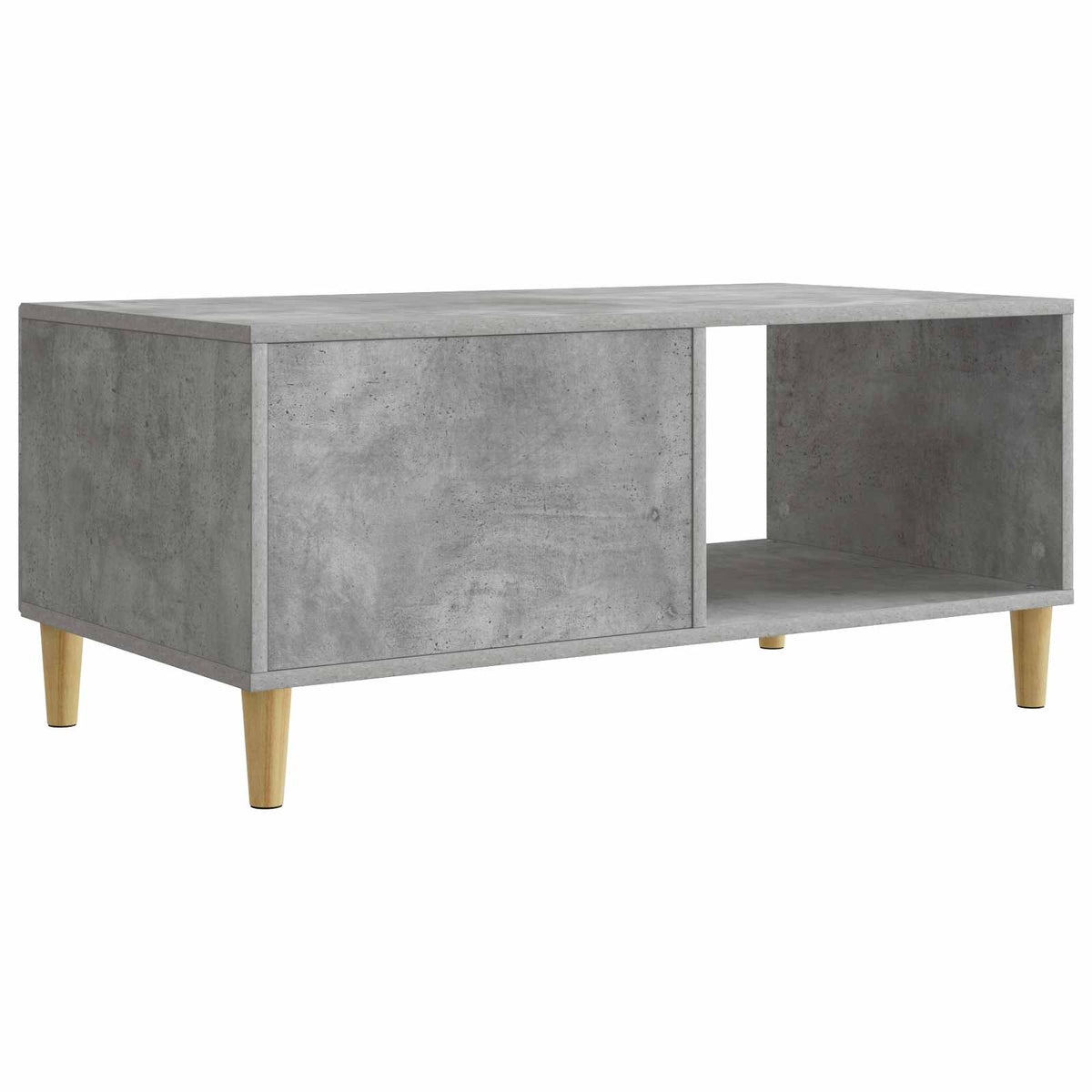 Couchtisch Betongrau 90 x 50 x 40 cm Holzwerkstoff