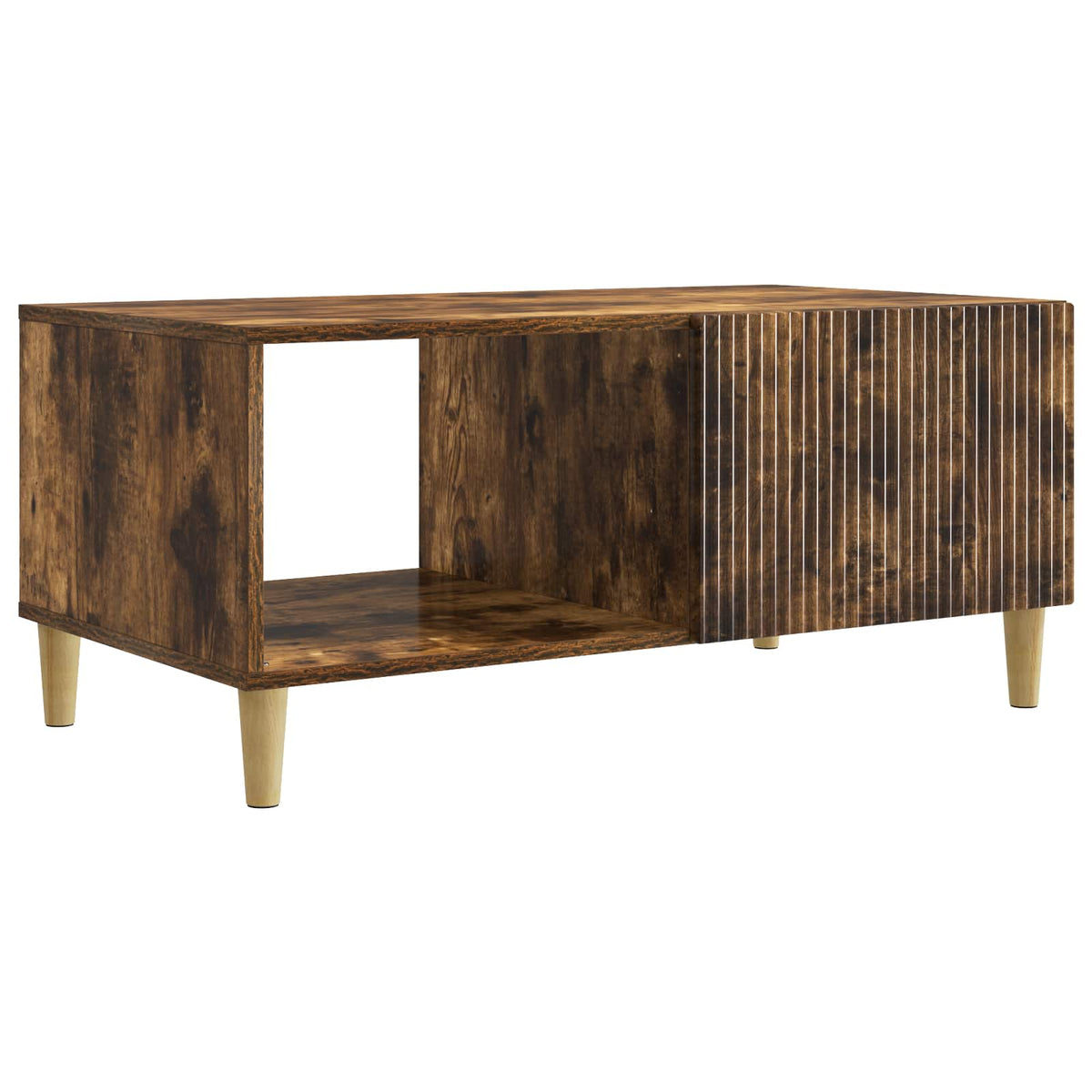 Couchtisch Räuchereiche 90 x 50 x 40 cm Holzwerkstoff