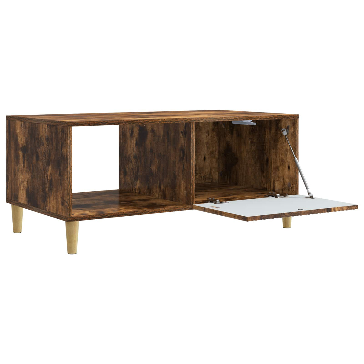 Couchtisch Räuchereiche 90 x 50 x 40 cm Holzwerkstoff