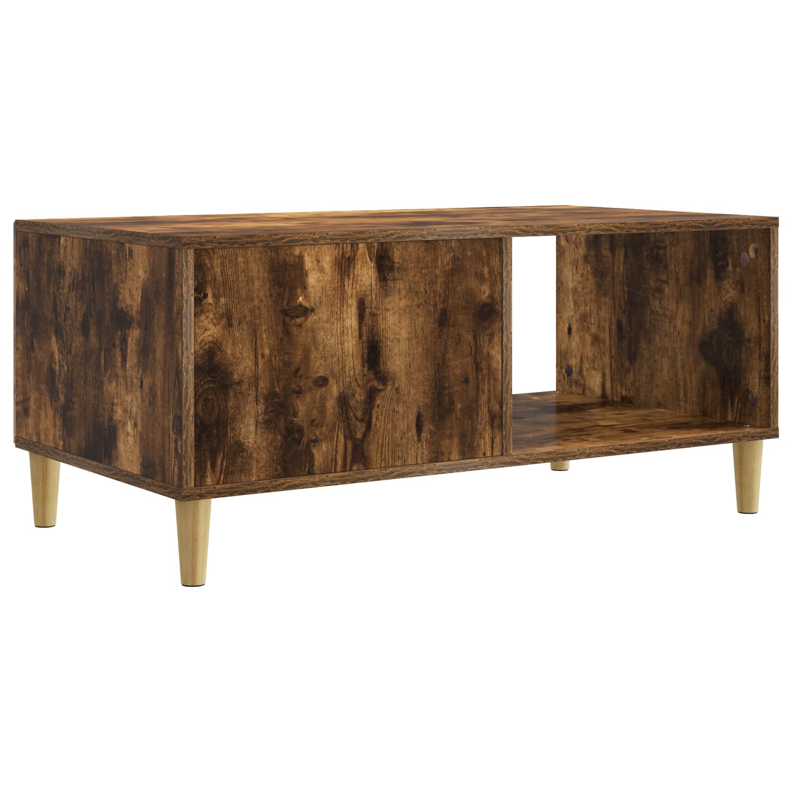 Couchtisch Räuchereiche 90 x 50 x 40 cm Holzwerkstoff