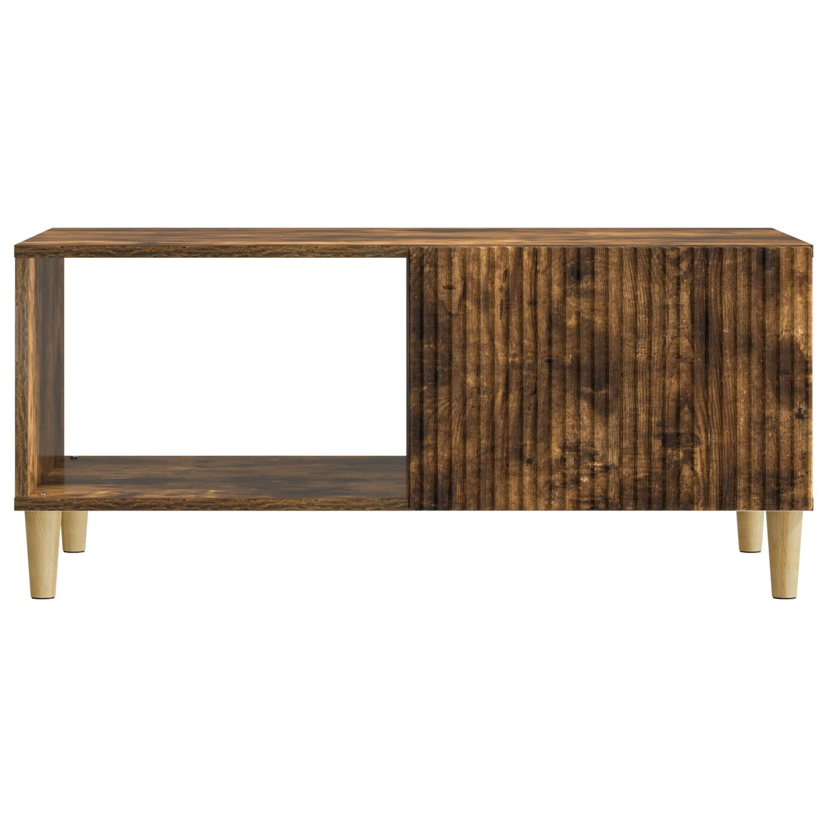 Couchtisch Räuchereiche 90 x 50 x 40 cm Holzwerkstoff