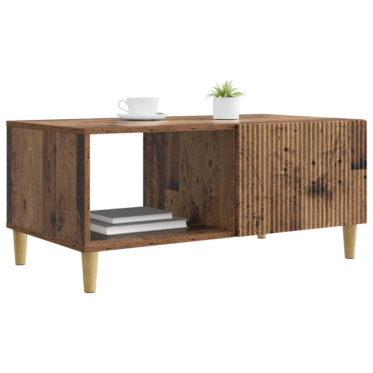 Couchtisch Altholz 90 x 50 x 40 cm Holzwerkstoff