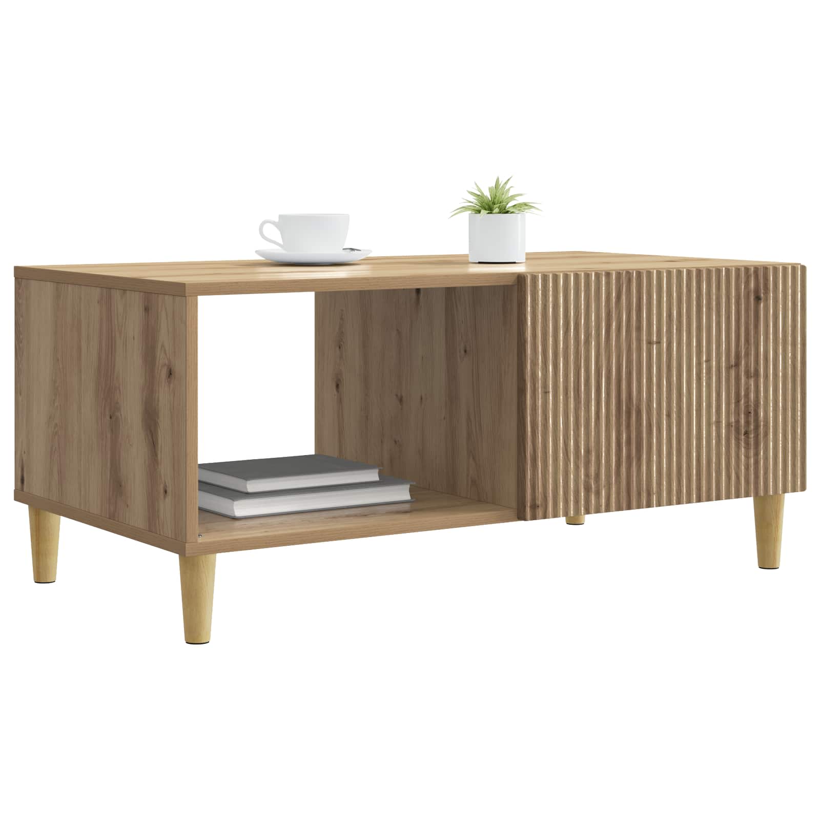 Couchtisch Artisan-Eiche 90 x 50 x 40 cm Holzwerkstoff