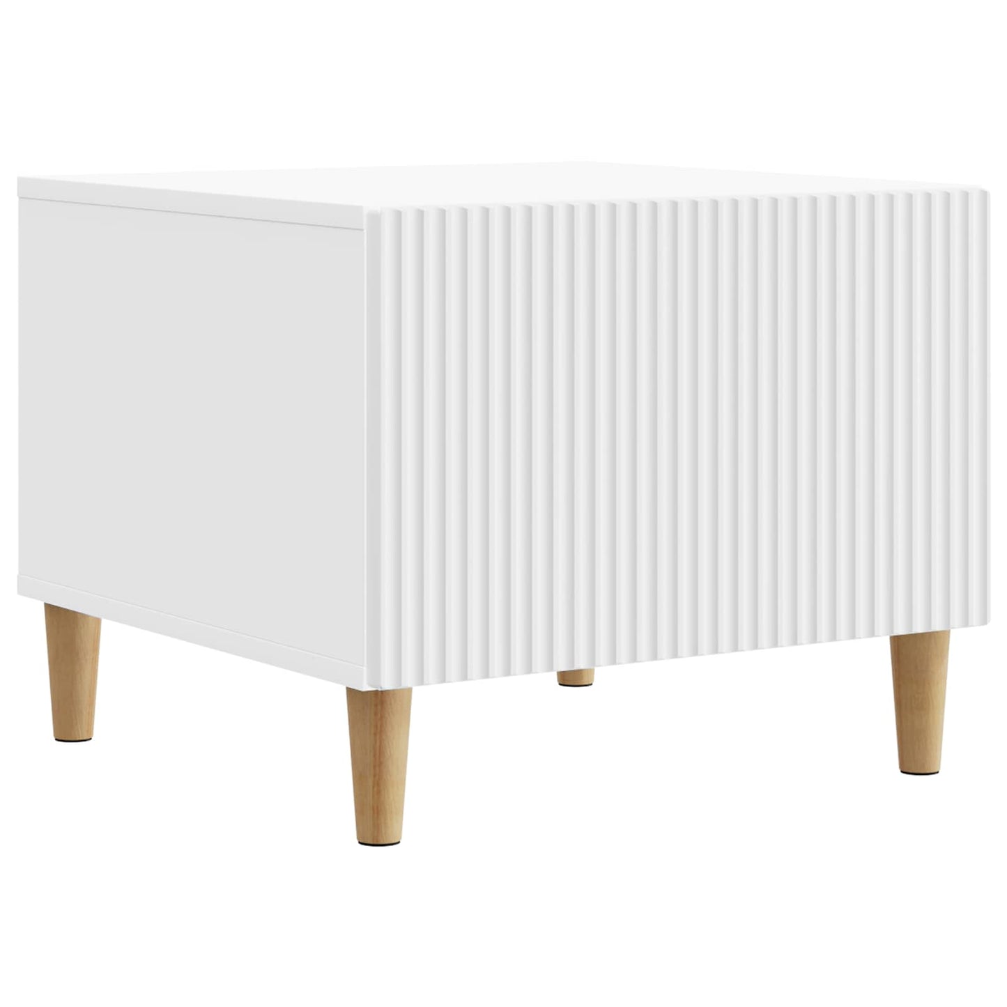 Couchtisch mit Schubladen Weiß 49 x 50 x 40 cm Holzwerkstoff