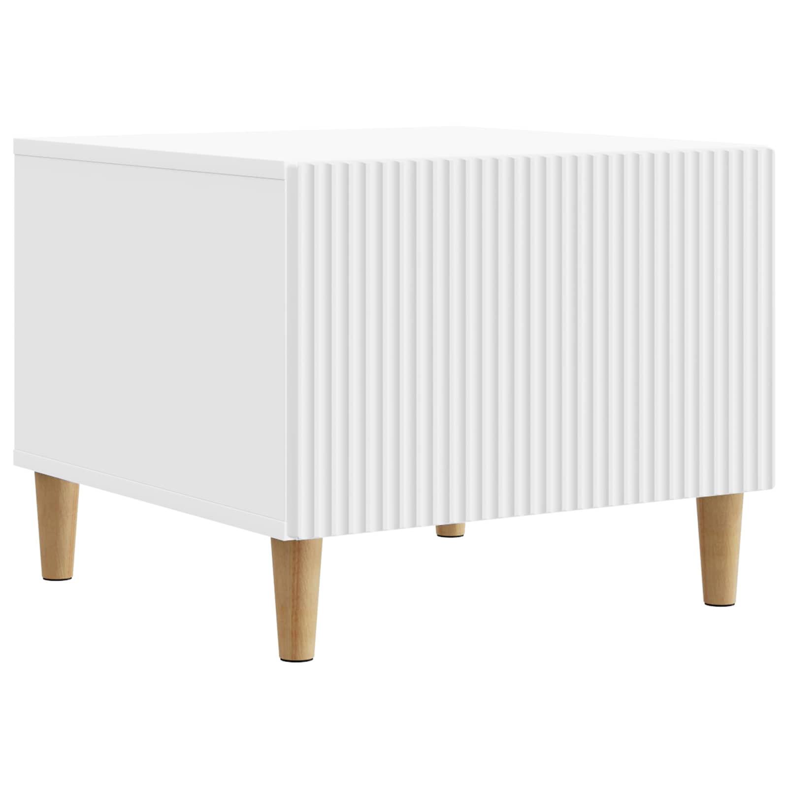 Couchtisch mit Schubladen Weiß 49 x 50 x 40 cm Holzwerkstoff