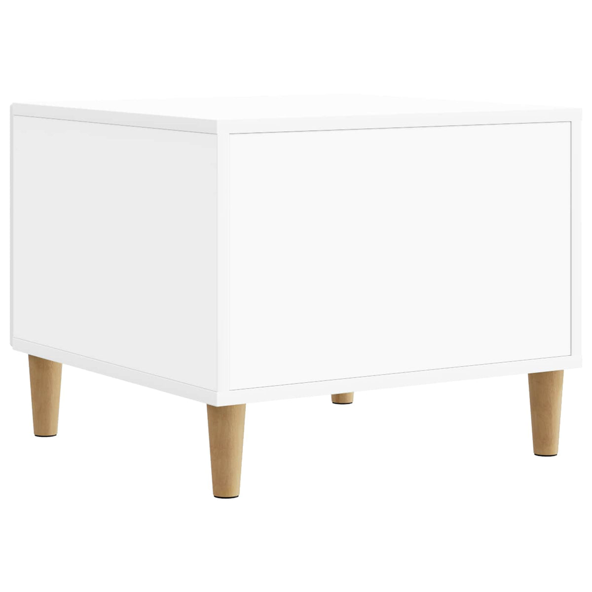 Couchtisch mit Schubladen Weiß 49 x 50 x 40 cm Holzwerkstoff