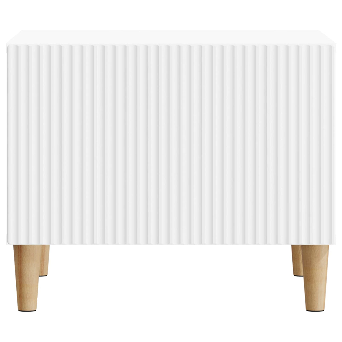 Couchtisch mit Schubladen Weiß 49 x 50 x 40 cm Holzwerkstoff