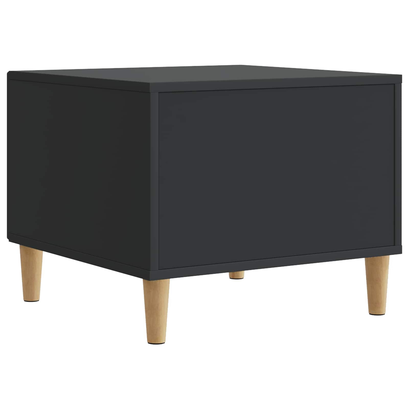 Couchtisch mit Schubladen Schwarz 49 x 50 x 40 cm Holzwerkstoff
