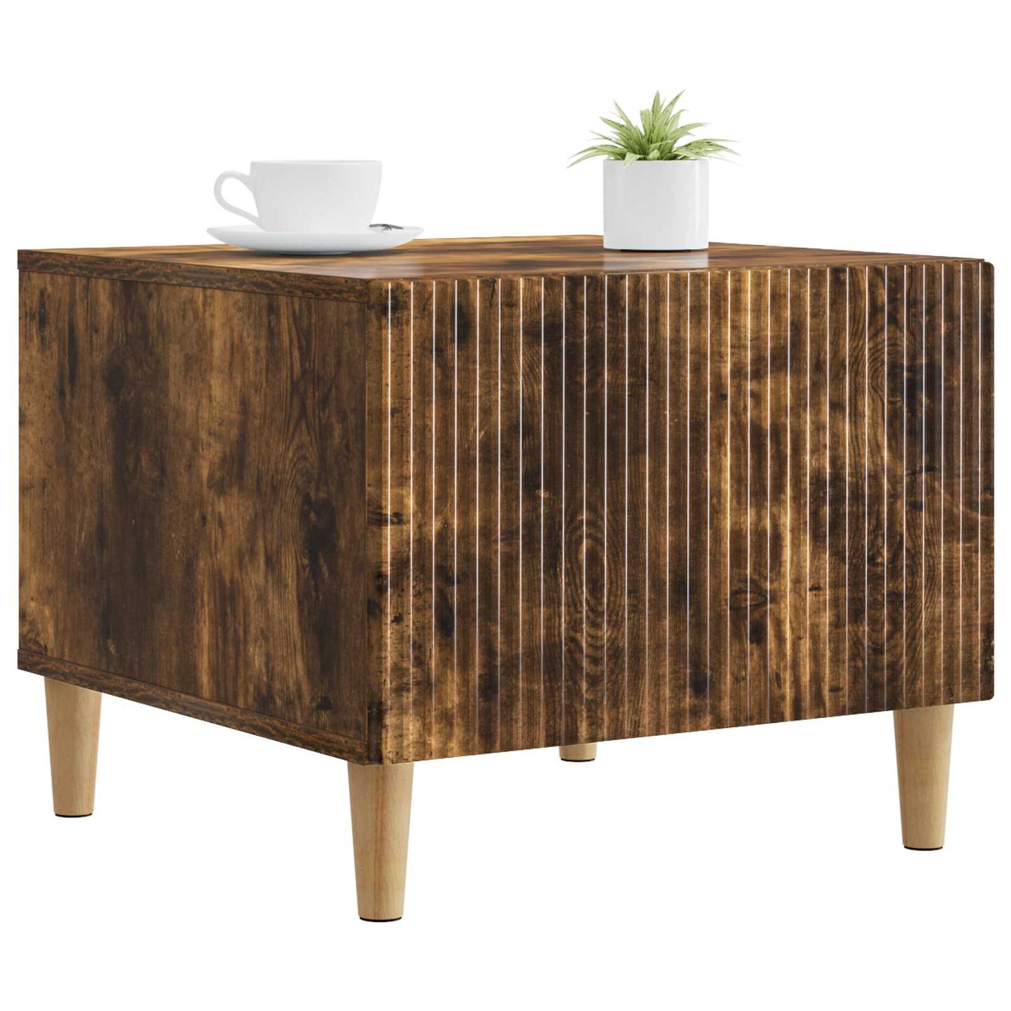 Couchtisch Geräucherte Eiche 49 x 50 x 40 cm Holzwerkstoff