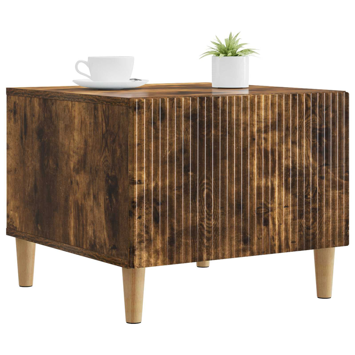Couchtisch Geräucherte Eiche 49 x 50 x 40 cm Holzwerkstoff