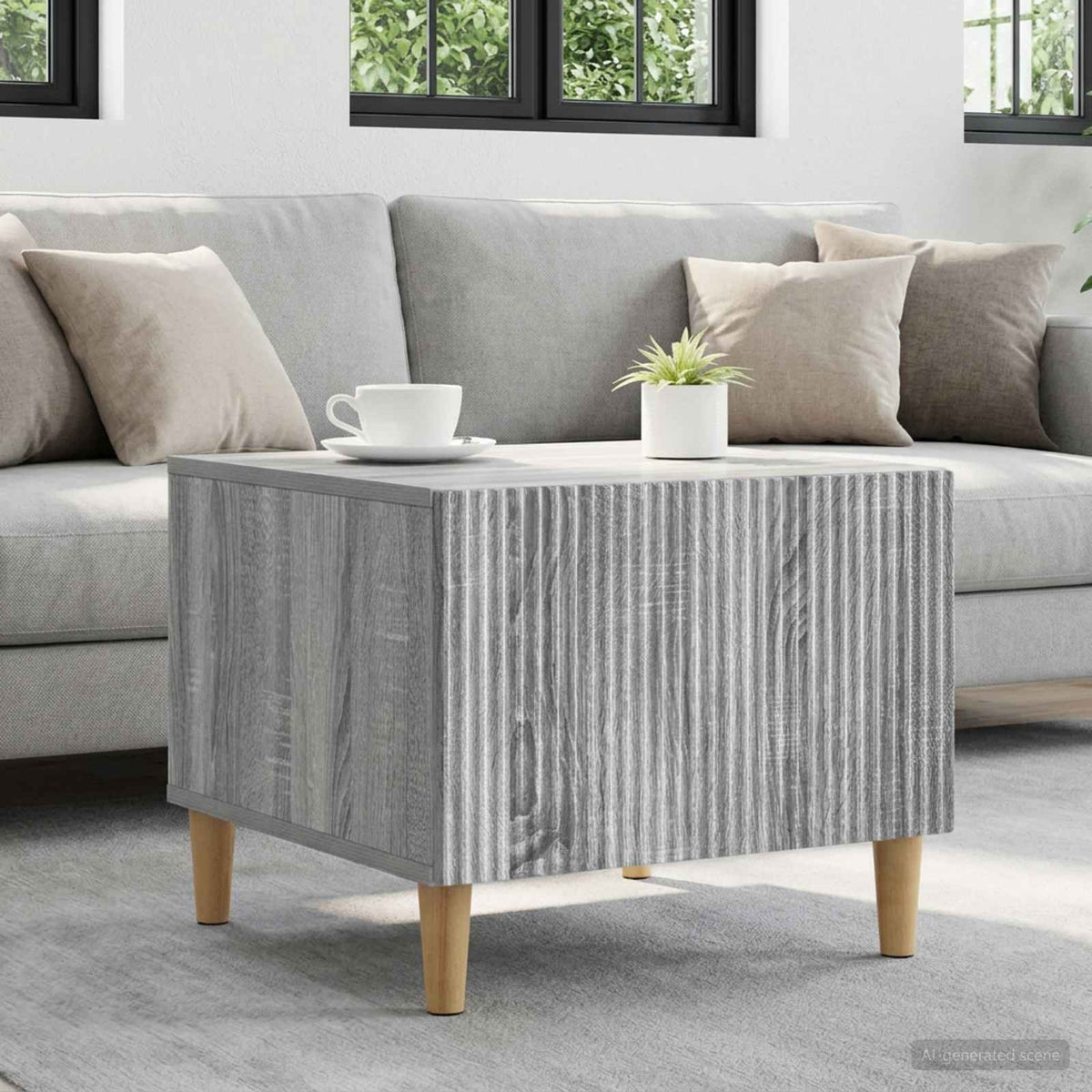 Couchtisch Graues Sonoma 49 x 50 x 40 cm Holzwerkstoff