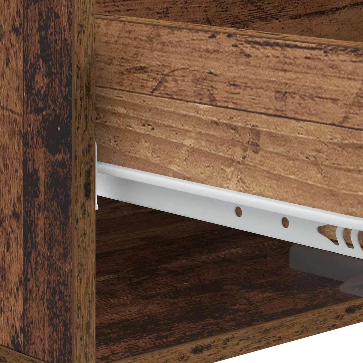 Couchtisch mit Schubladen Altholz 49 x 50 x 40 cm Holzwerkstoff