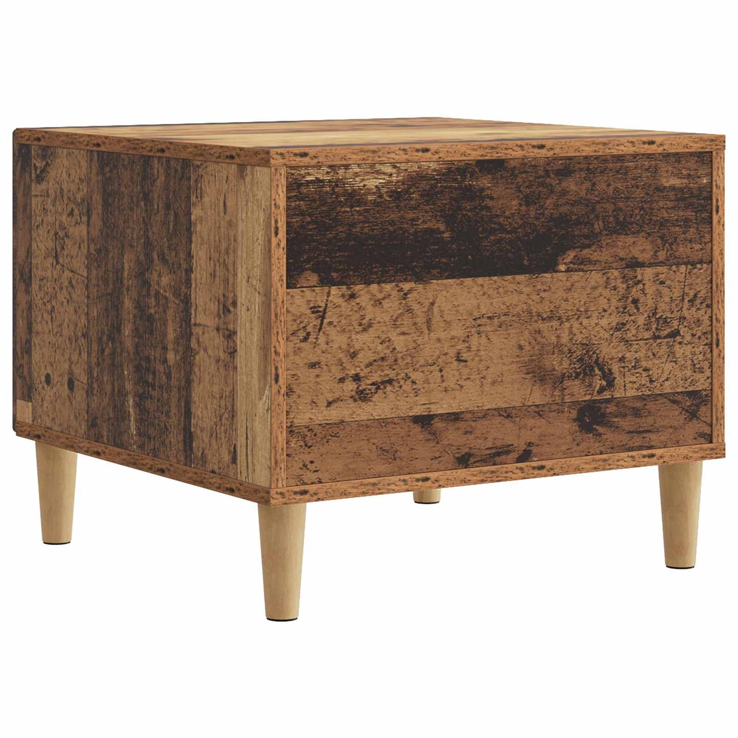 Couchtisch mit Schubladen Altholz 49 x 50 x 40 cm Holzwerkstoff