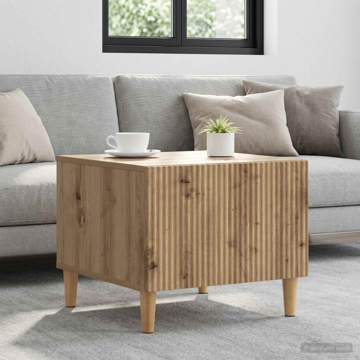 Couchtisch Artisan-Eiche 49 x 50 x 40 cm Holzwerkstoff