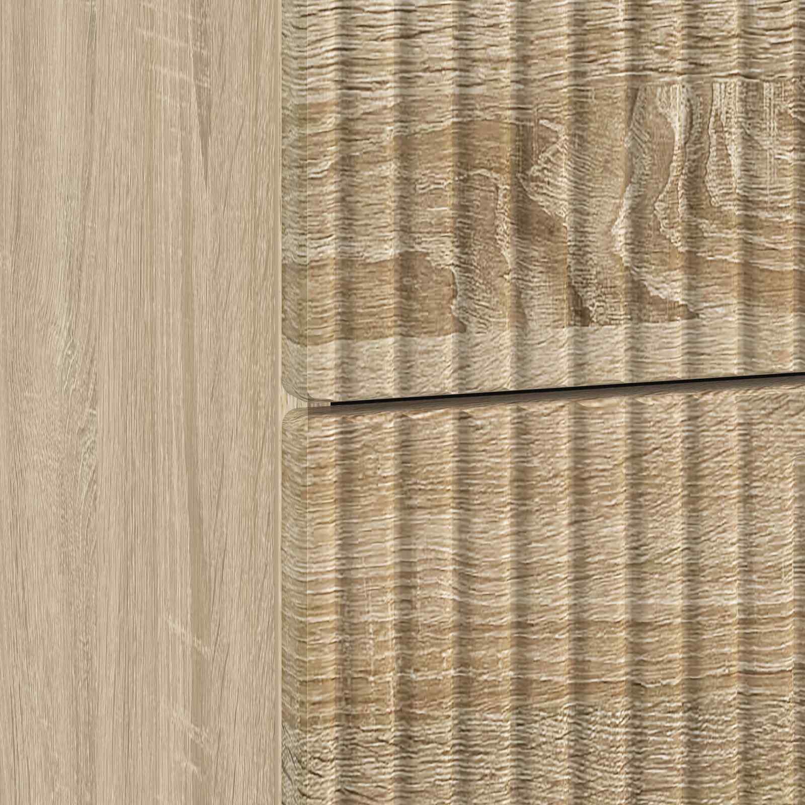 Nachttisch 2 Stk. Sonoma-Eiche 43 x 34,5 x 47,5 cm