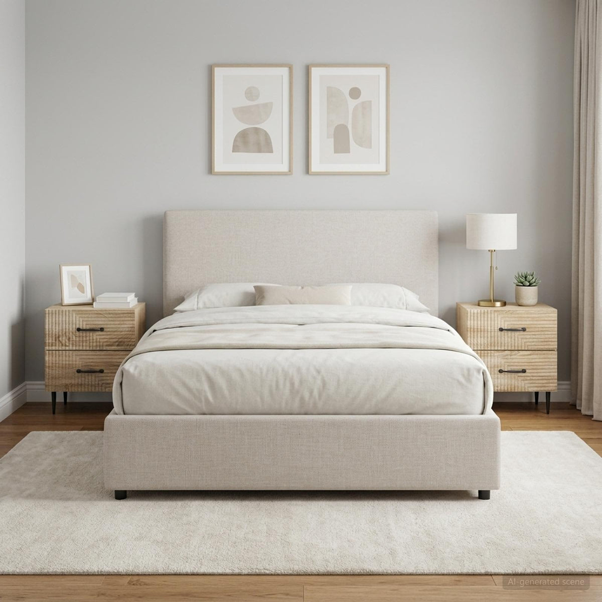 Nachttisch 2 Stk. Sonoma-Eiche 43 x 34,5 x 47,5 cm