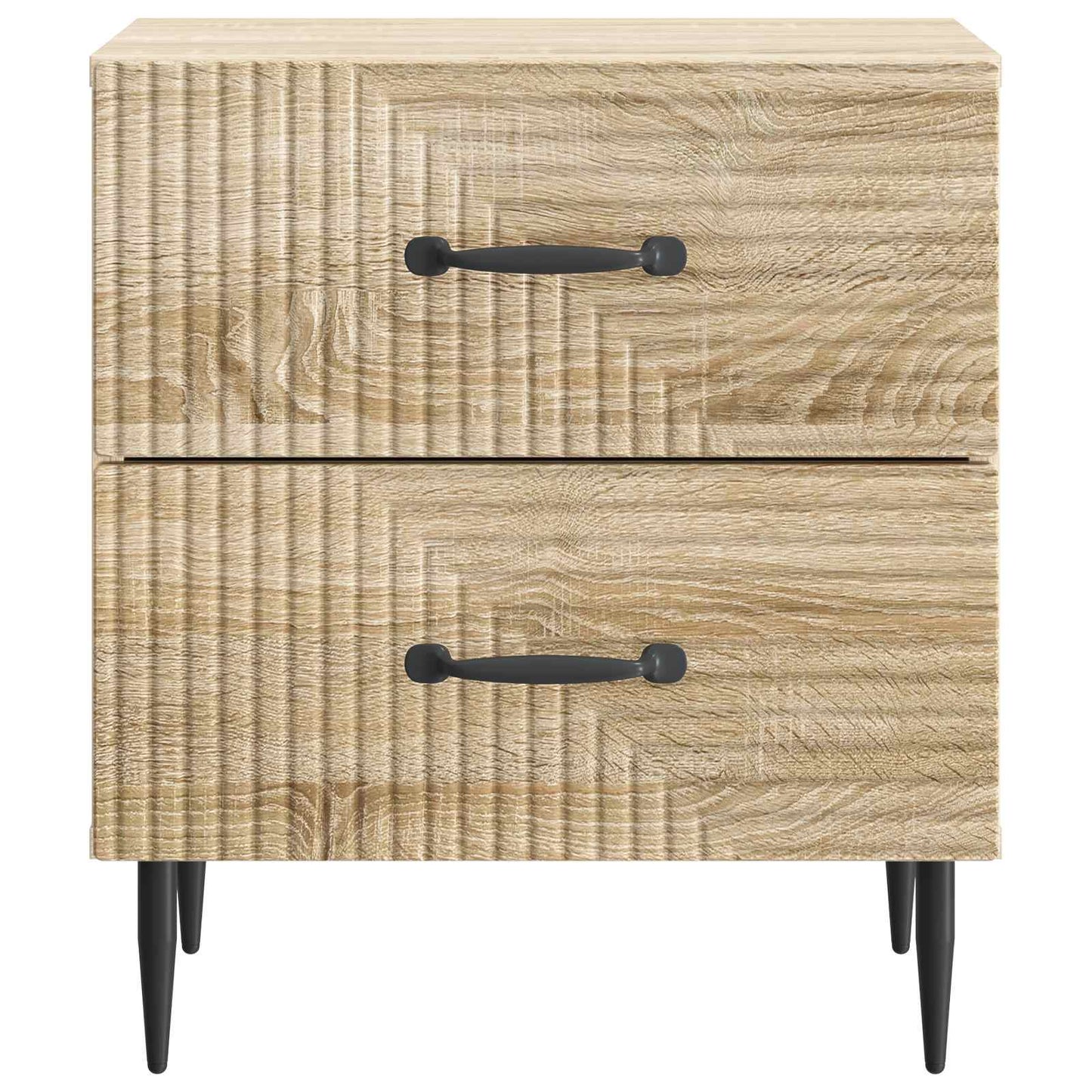 Nachttisch 2 Stk. Sonoma-Eiche 43 x 34,5 x 47,5 cm