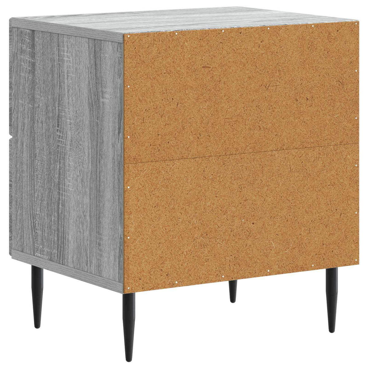 Nachttisch 2 Stk. Sonoma-Grau 43 x 34,5 x 47,5 cm Holzwerkstoff