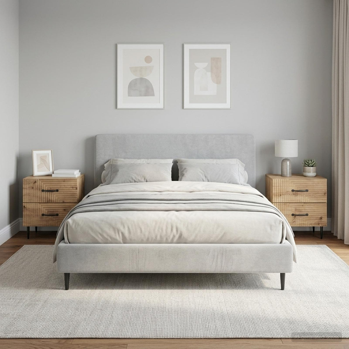 Nachttisch 2 stk. Artisan-Eiche 43 x 34,5 x 47,5 cm