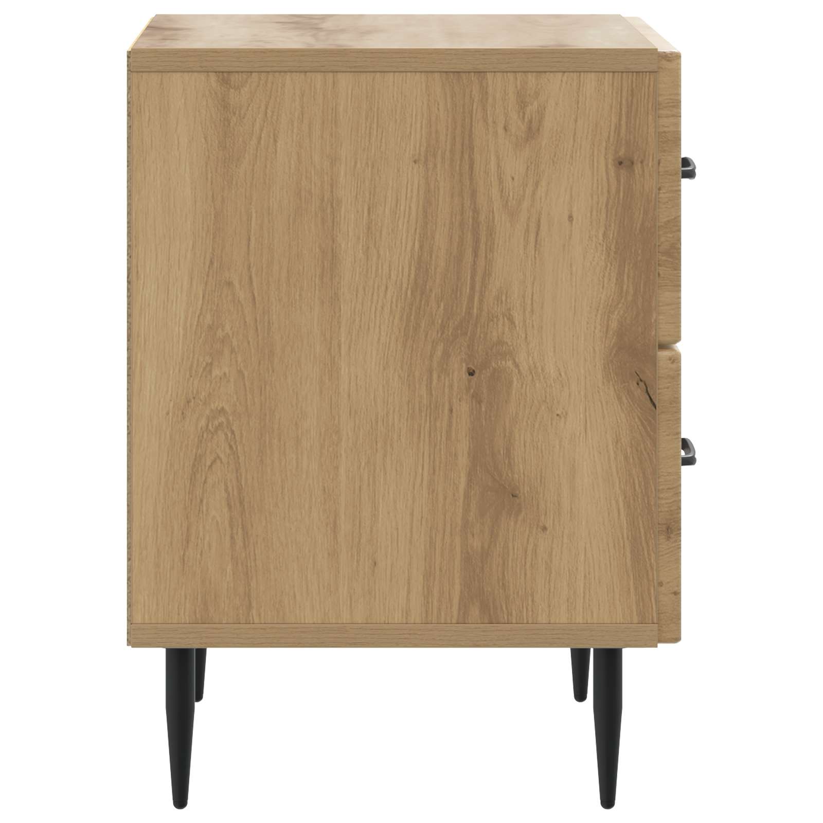 Nachttisch 2 stk. Artisan-Eiche 43 x 34,5 x 47,5 cm