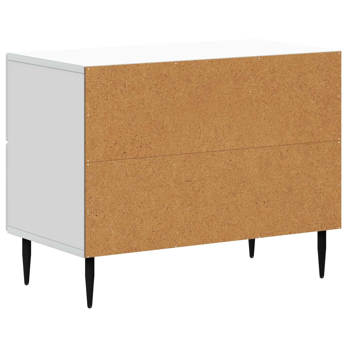 Nachttisch Weiß 62 x 34,5 x 47,5 cm Holzwerkstoff