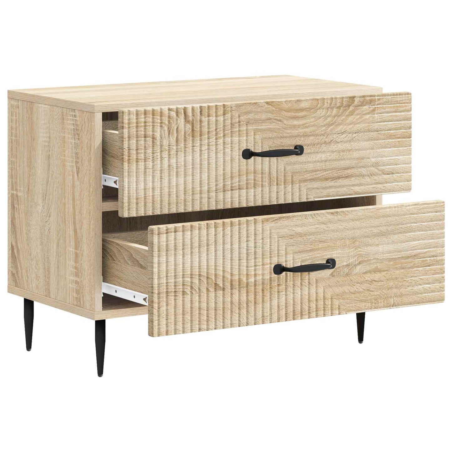 Nachttisch Sonoma-Eiche 62 x 34,5 x 47,5 cm Holzwerkstoff