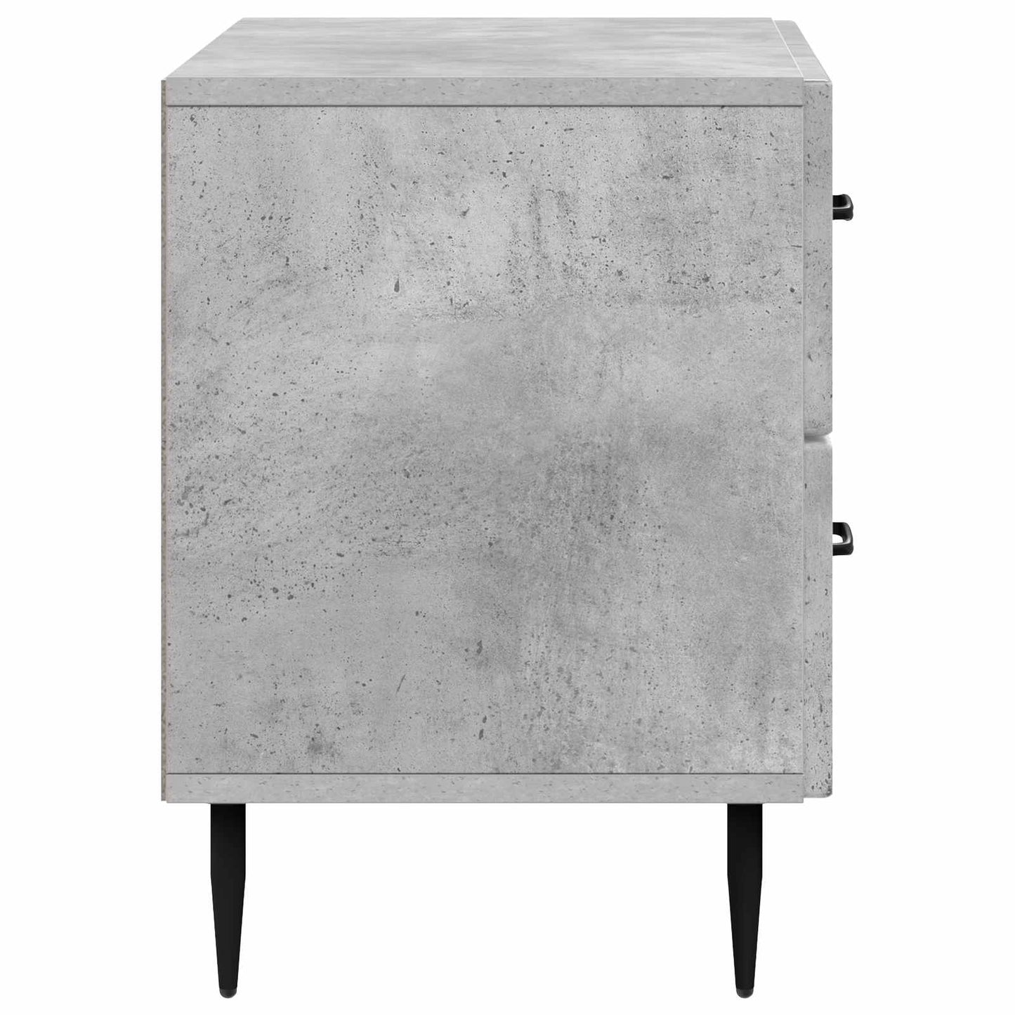 Nachttisch Betongrau 62 x 34,5 x 47,5 cm Holzwerkstoff