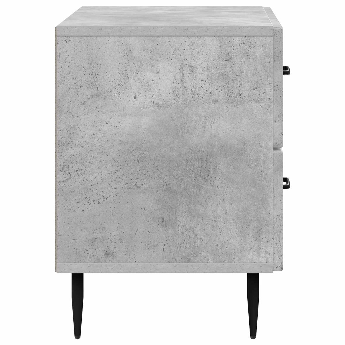 Nachttisch Betongrau 62 x 34,5 x 47,5 cm Holzwerkstoff