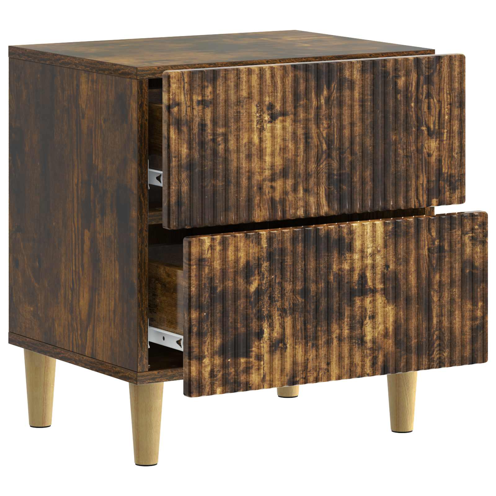 Nachttisch Geräucherte Eiche 62 x 34,5 x 47,5 cm Holzwerkstoff