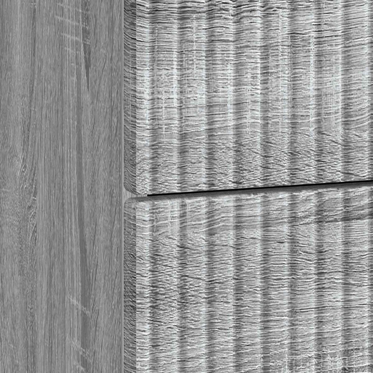 Nachttisch Graues Sonoma 62 x 34,5 x 47,5 cm Holzwerkstoff