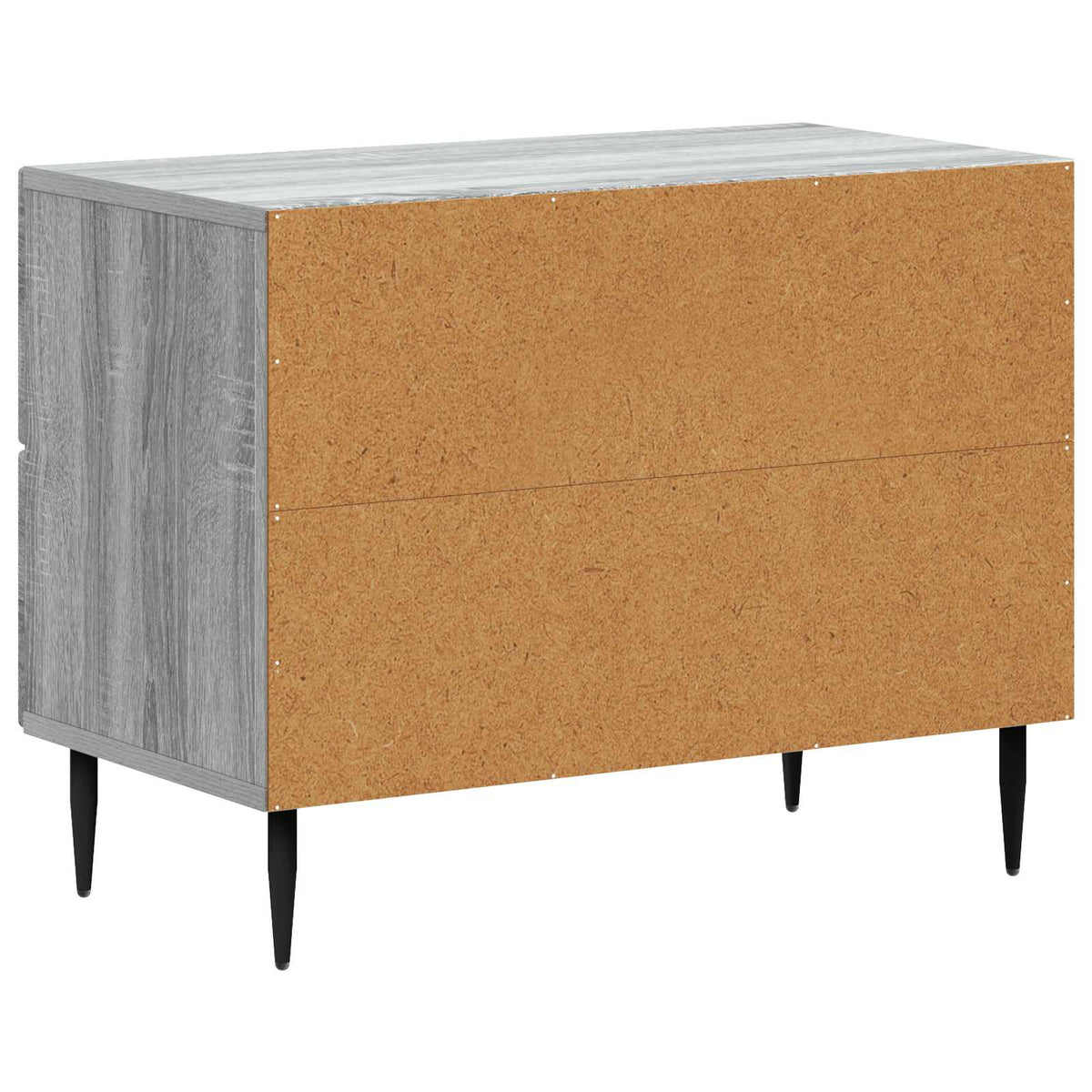 Nachttisch Graues Sonoma 62 x 34,5 x 47,5 cm Holzwerkstoff