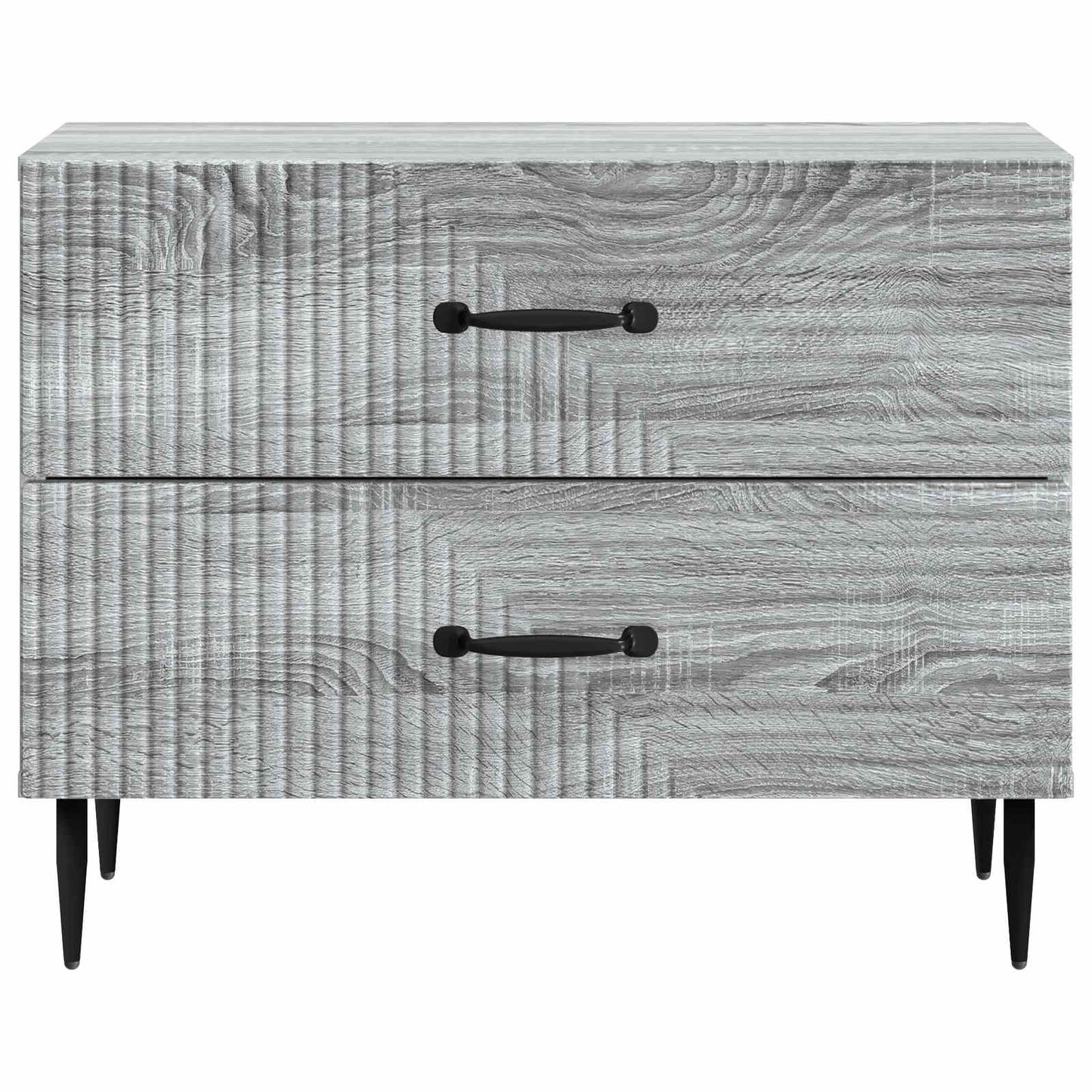 Nachttisch Graues Sonoma 62 x 34,5 x 47,5 cm Holzwerkstoff