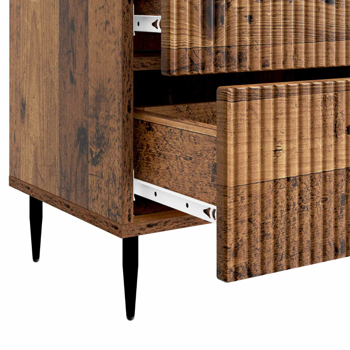 Nachttisch Altholz 62 x 34,5 x 47,5 cm Holzwerkstoff