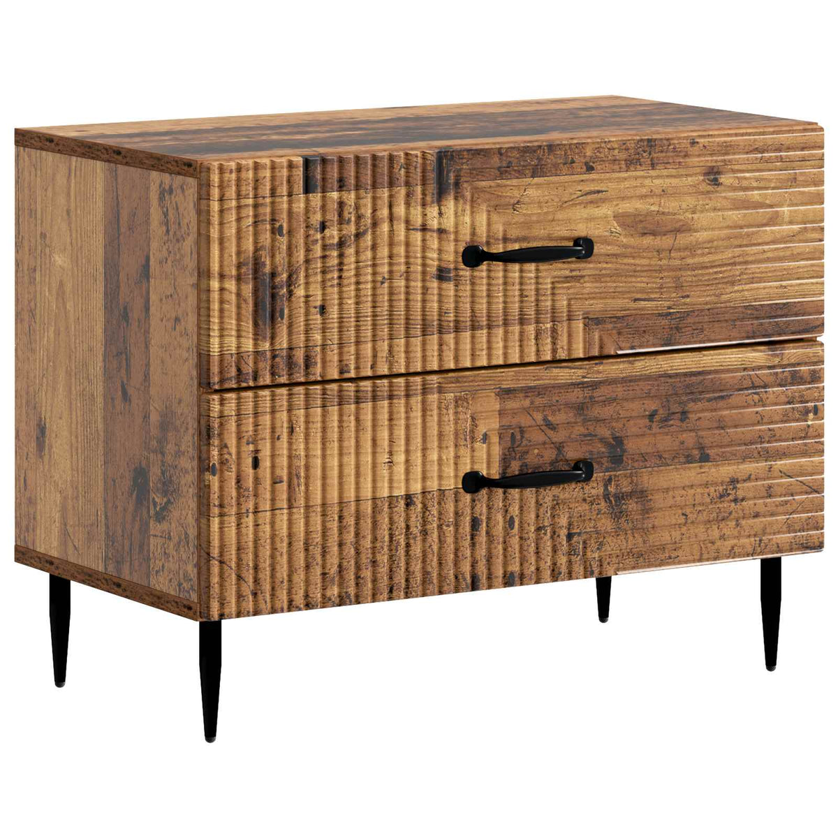 Nachttisch Altholz 62 x 34,5 x 47,5 cm Holzwerkstoff