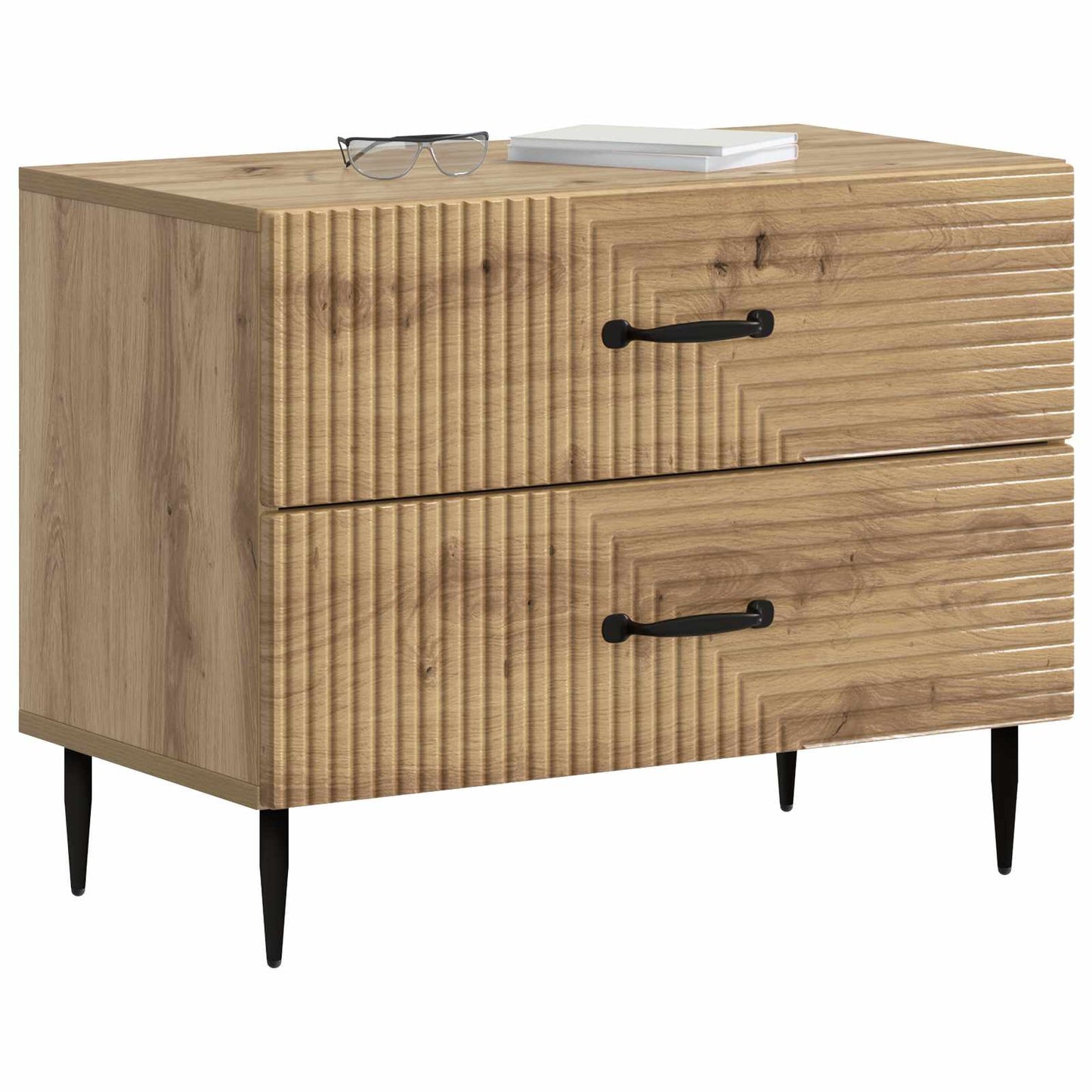 Nachttisch Artisan-Eiche 62 x 34,5 x 47,5 cm Holzwerkstoff