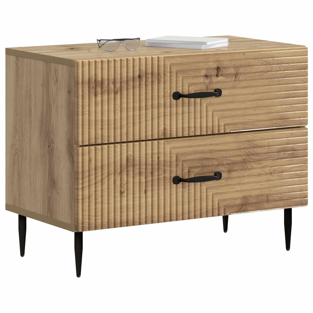 Nachttisch Artisan-Eiche 62 x 34,5 x 47,5 cm Holzwerkstoff