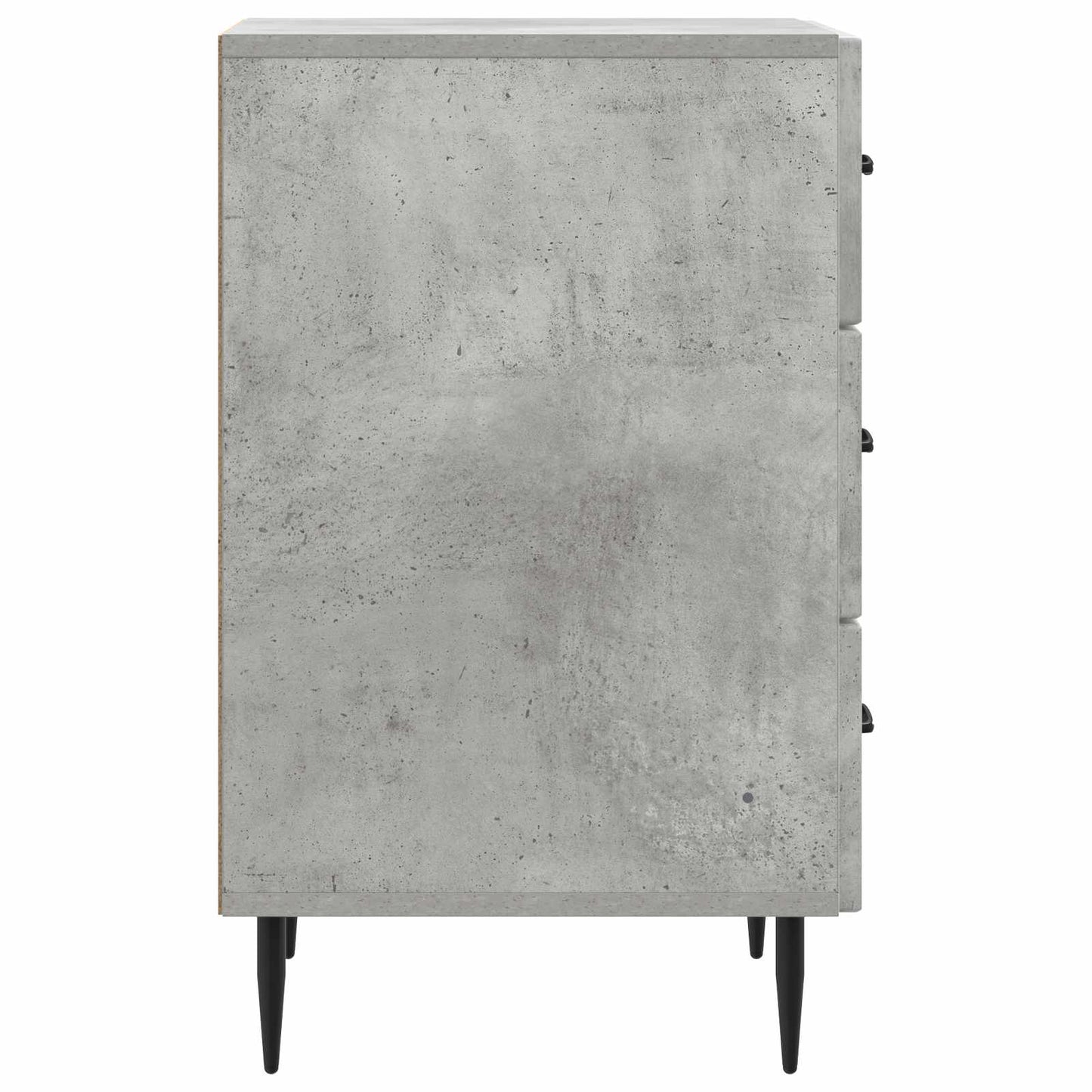 Nachttisch Betongrau 43 x 41 x 66,5 cm Holzwerkstoff