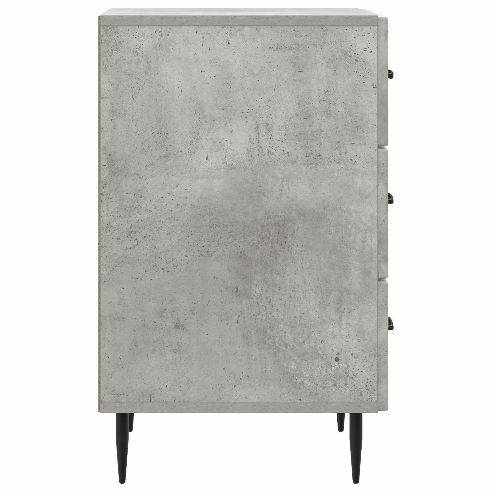 Nachttisch Betongrau 43 x 41 x 66,5 cm Holzwerkstoff