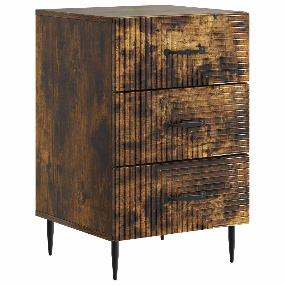 Nachttisch Geräucherte Eiche 43 x 41 x 66,5 cm Holzwerkstoff