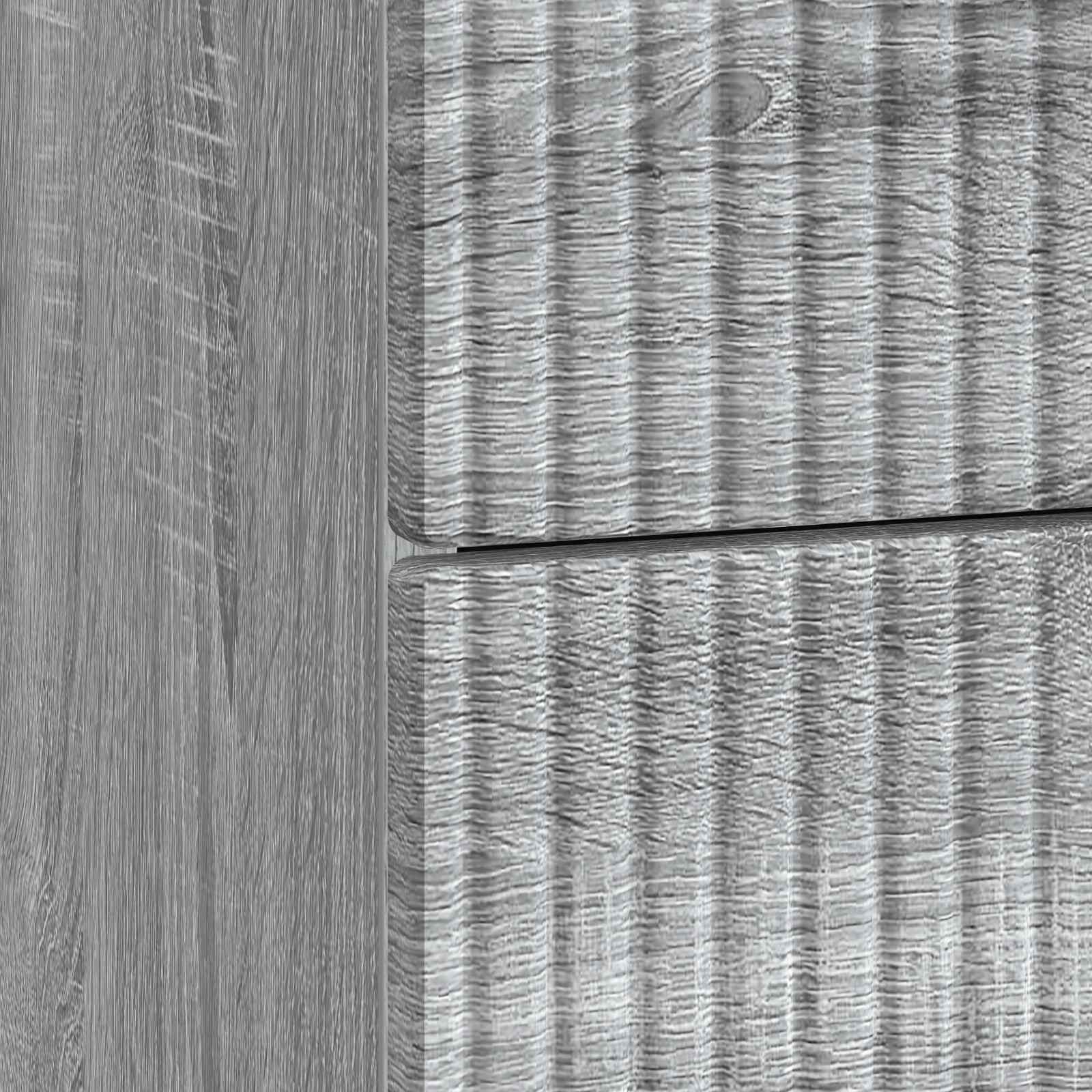 Nachttisch Graues Sonoma 43 x 41 x 66,5 cm Holzwerkstoff