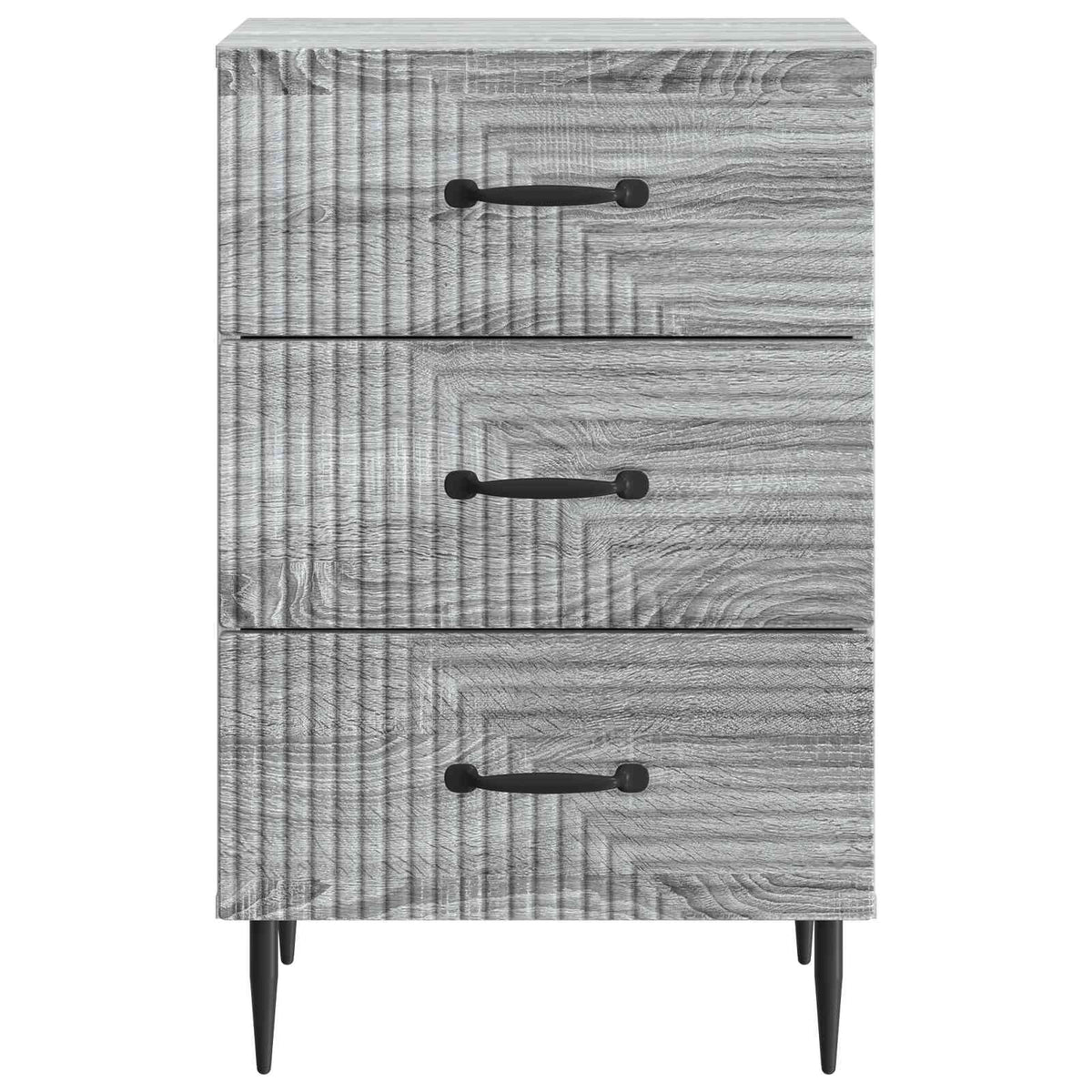 Nachttisch Graues Sonoma 43 x 41 x 66,5 cm Holzwerkstoff