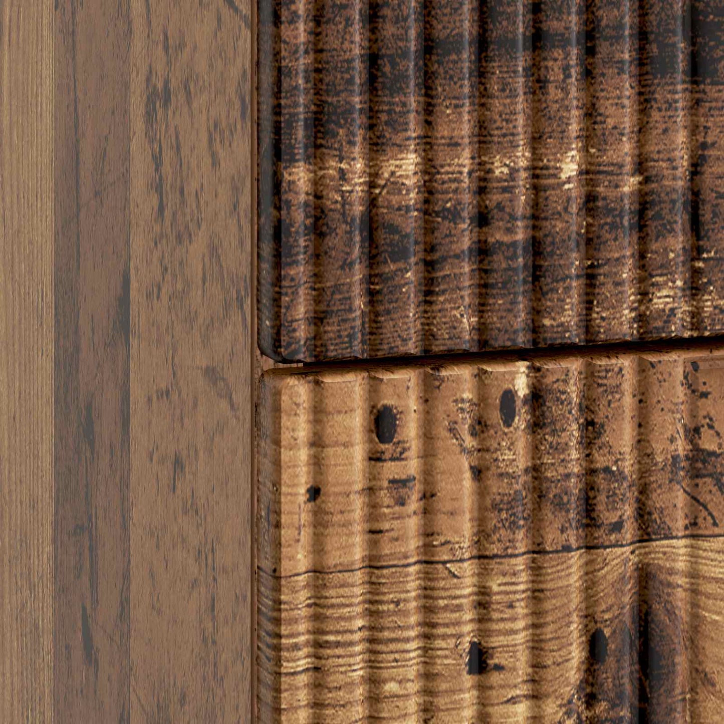 Nachttisch Altholz 43 x 41 x 66,5 cm Holzwerkstoff